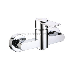 Round Wall-Mounted Brass Hand Shower Faucet